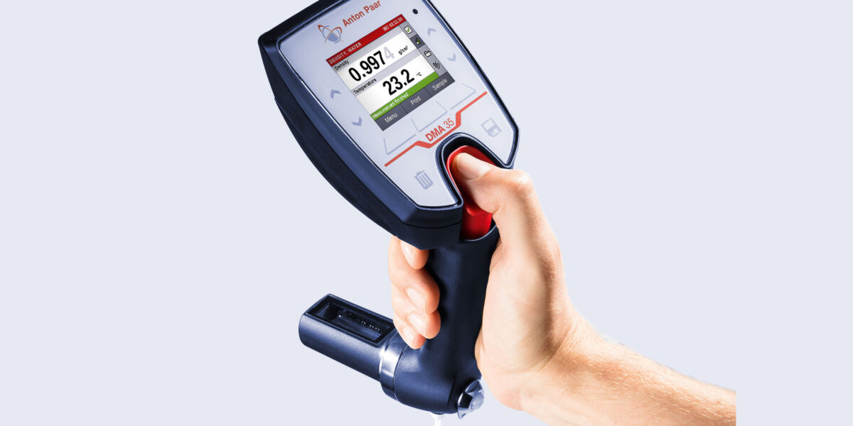 Portable Density Meters: DMA 35 Standard, Ex and Ex Petrol, Ampere